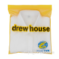 Custom Frosted Eco friendly packaging zip သော့ခတ်အိတ်